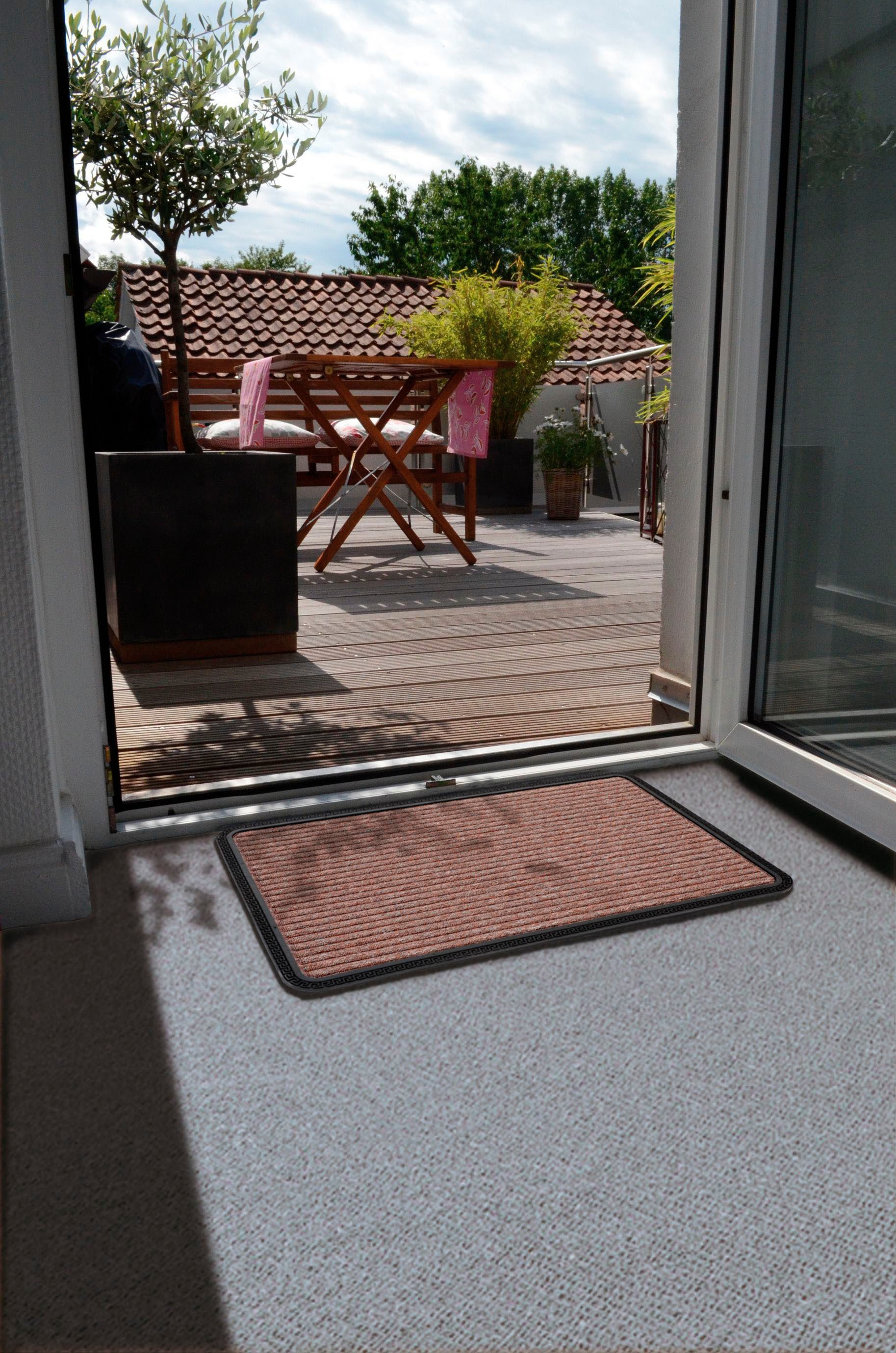 ASTRA Fußmatte Border Star 1, rechteckig, Höhe: 8 mm, Türmatte, Schmutzfangmatte, In -und Outdoor geeignet