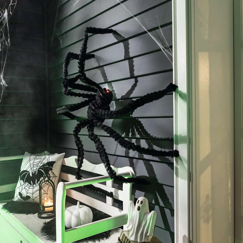 Home-trends24.de LED Dekofigur XXL LED Spinne Herbst Halloween Deko gruseli günstig online kaufen