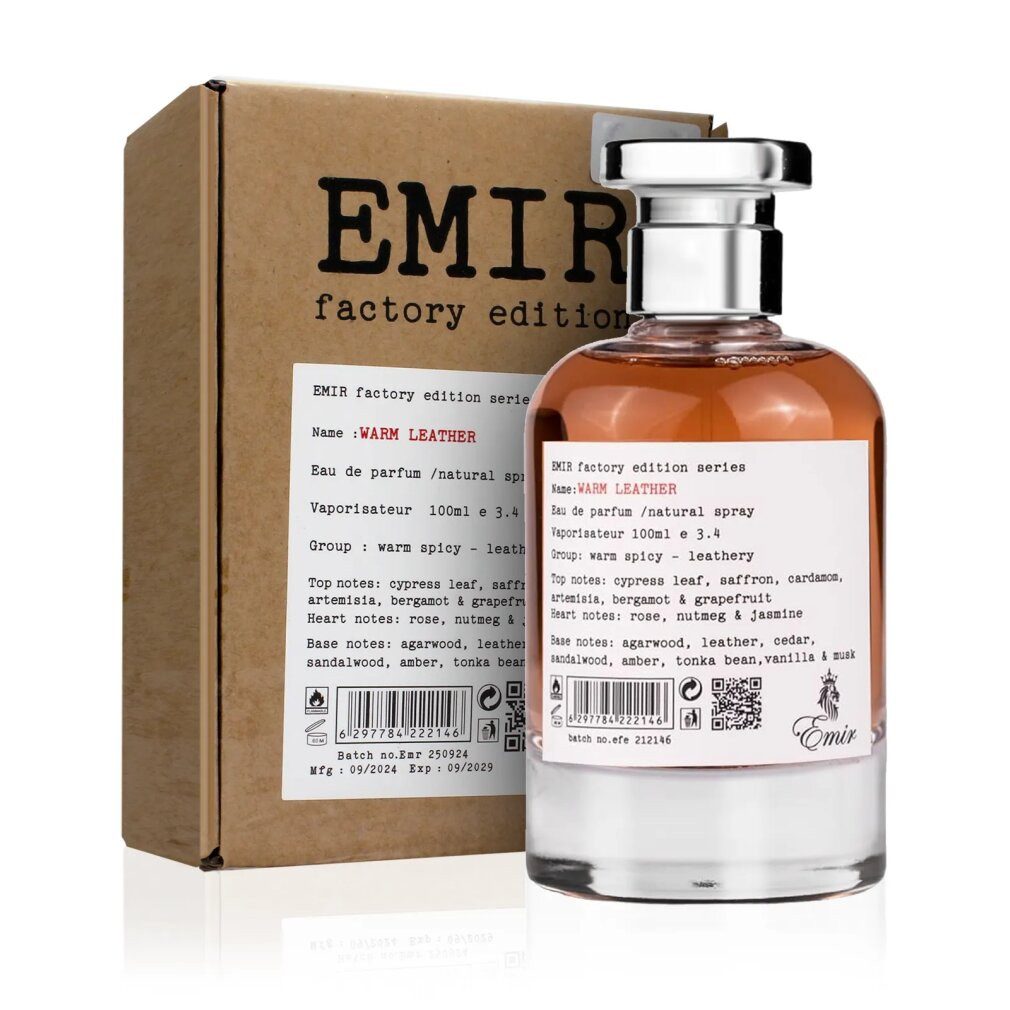 Emir Acadia Körperpflegeduft Warm Leather Factory Edition Eau de Parfum