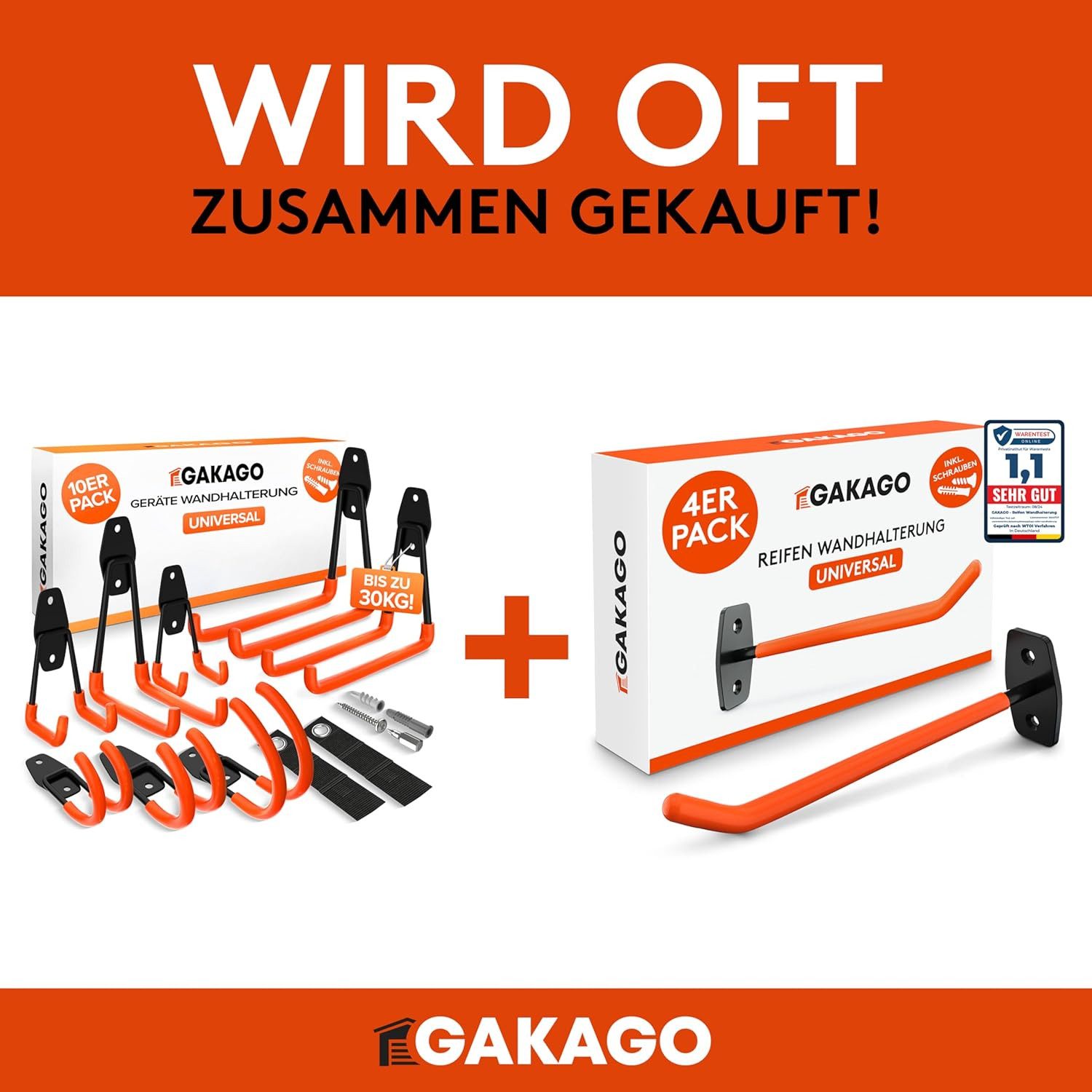 Gakago Werkzeughalter Gerätehalter Wandhalterung