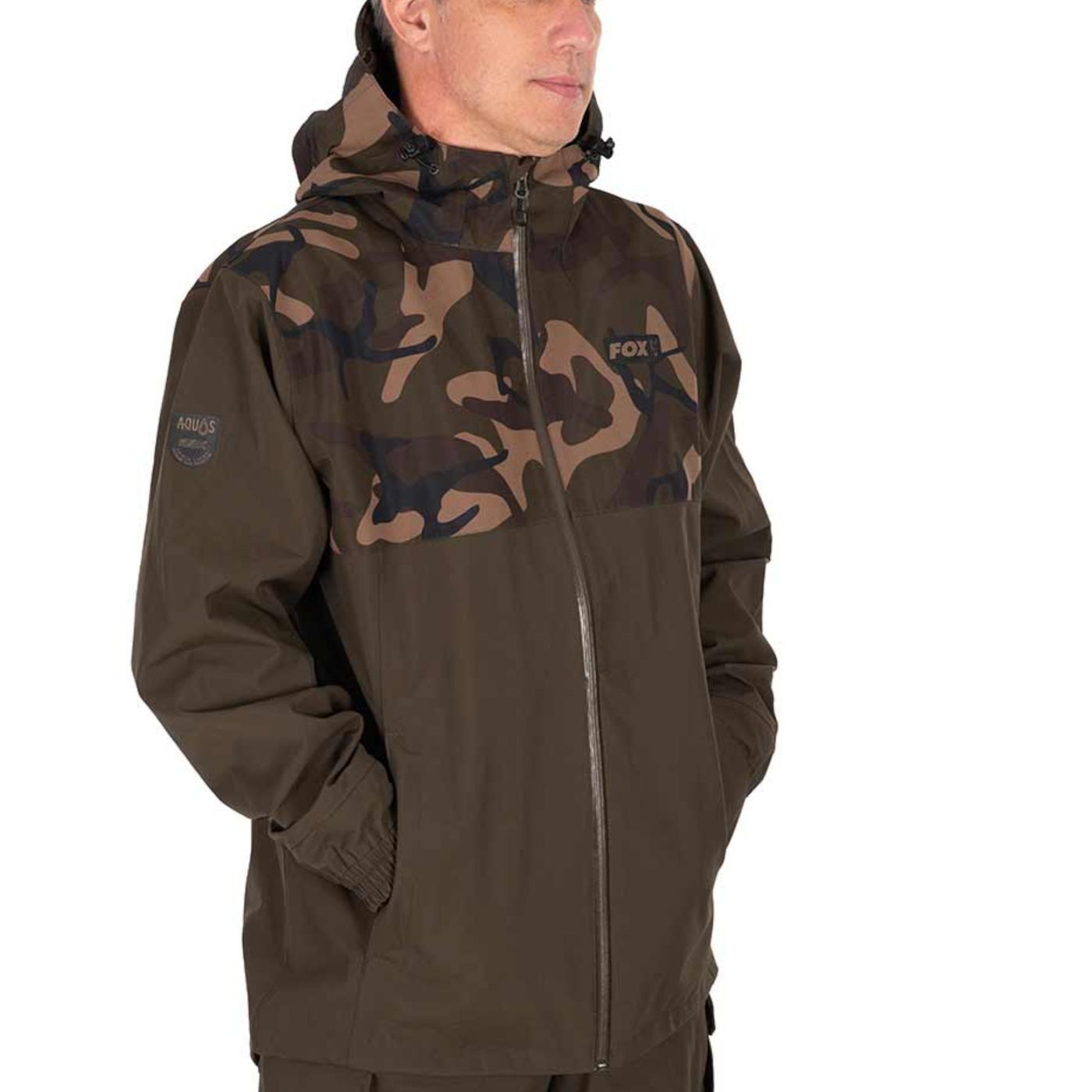 FOX International Regenjacke Fox RS25K Khaki / Camo Std Jacket - Angeljacke
