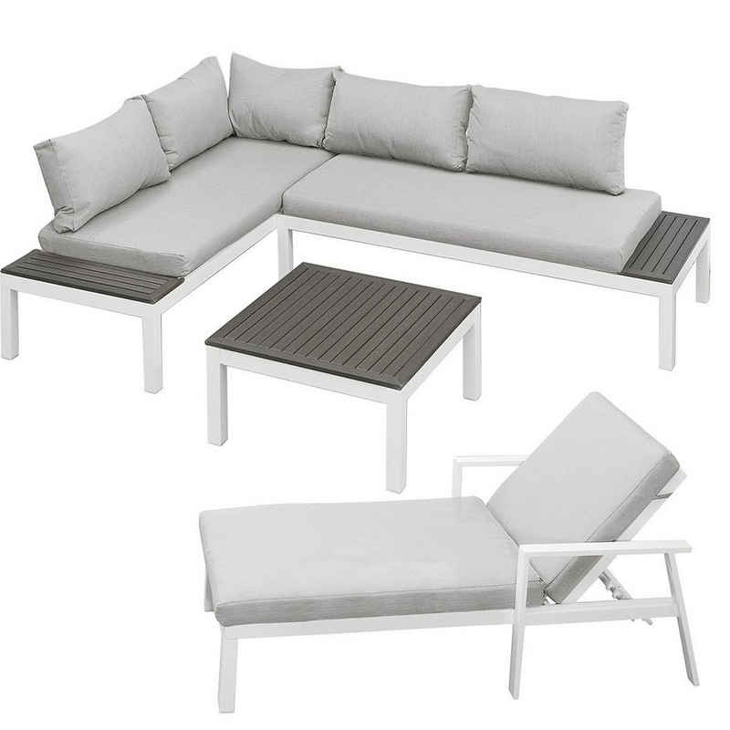 Gartenfreude Gartenlounge-Set Lounges Aluminium Liegemöbel Ambience, (1-tlg)