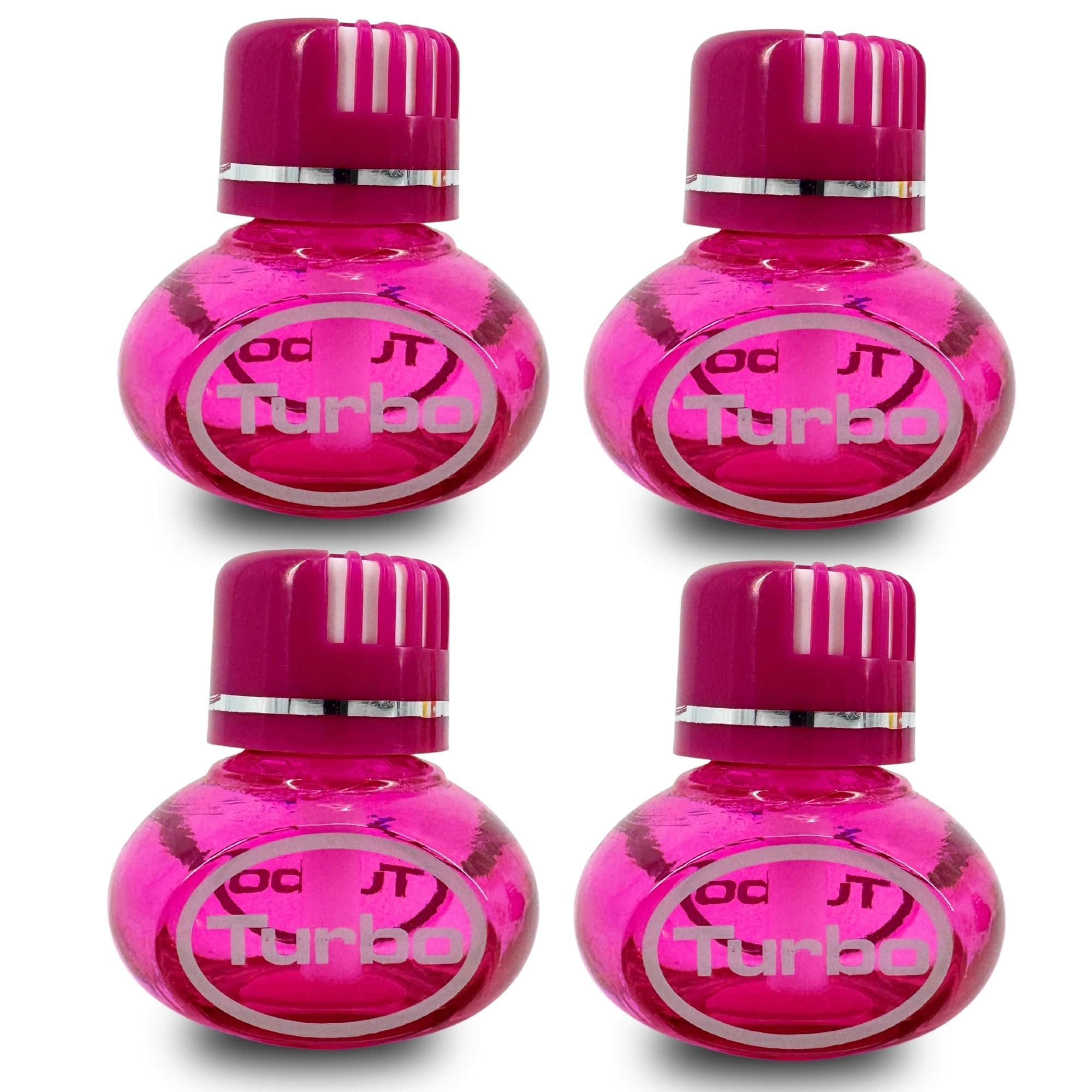Raumduft-Nachfüllflasche 4 Nachfüller 150ml Lufterfrischer kompatibel mit Poppy Turbo All Ride