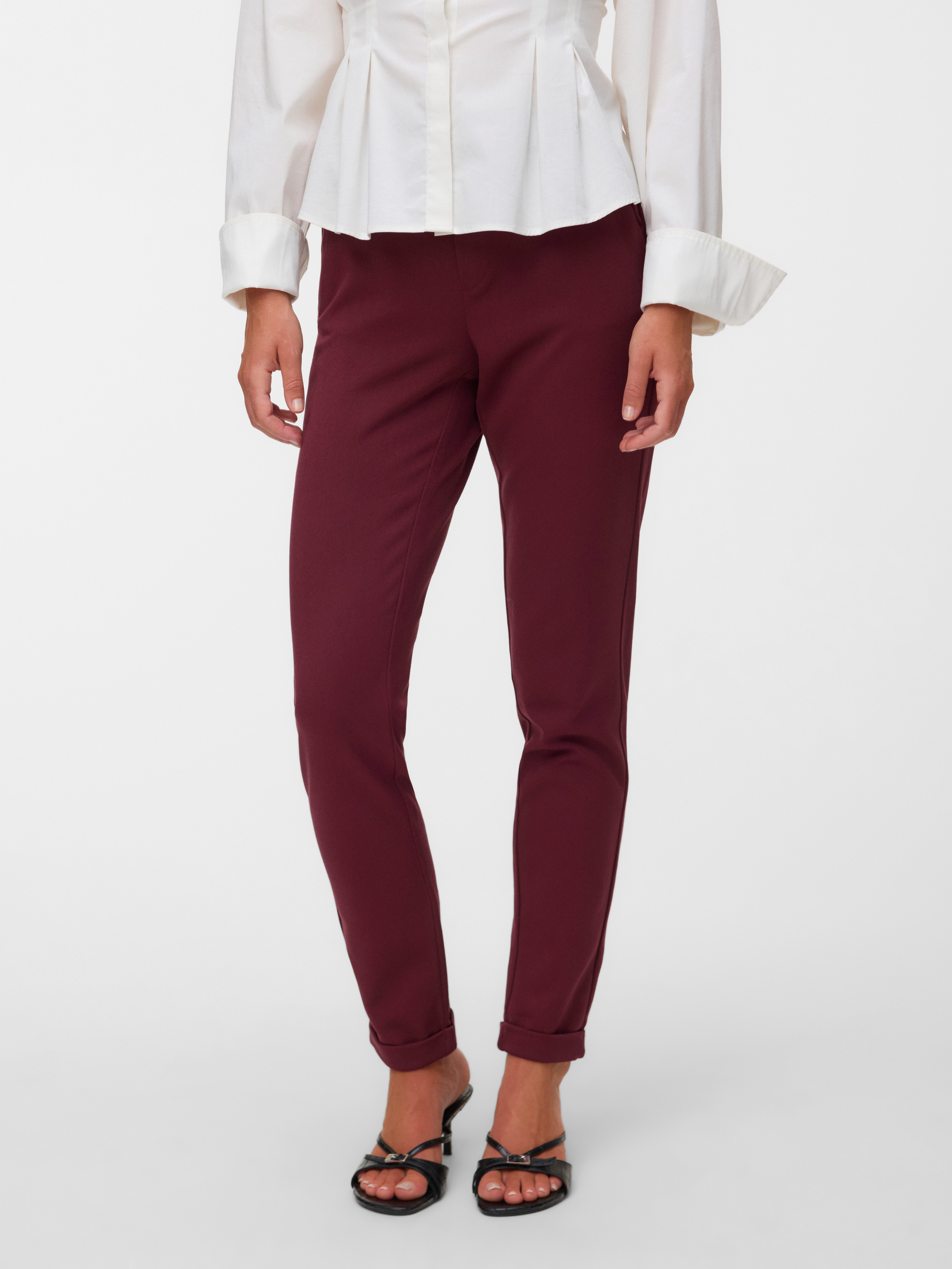 Vero Moda Anzughose VMMAYA MR LOOSE SOLID PANT NOOS Materialmix