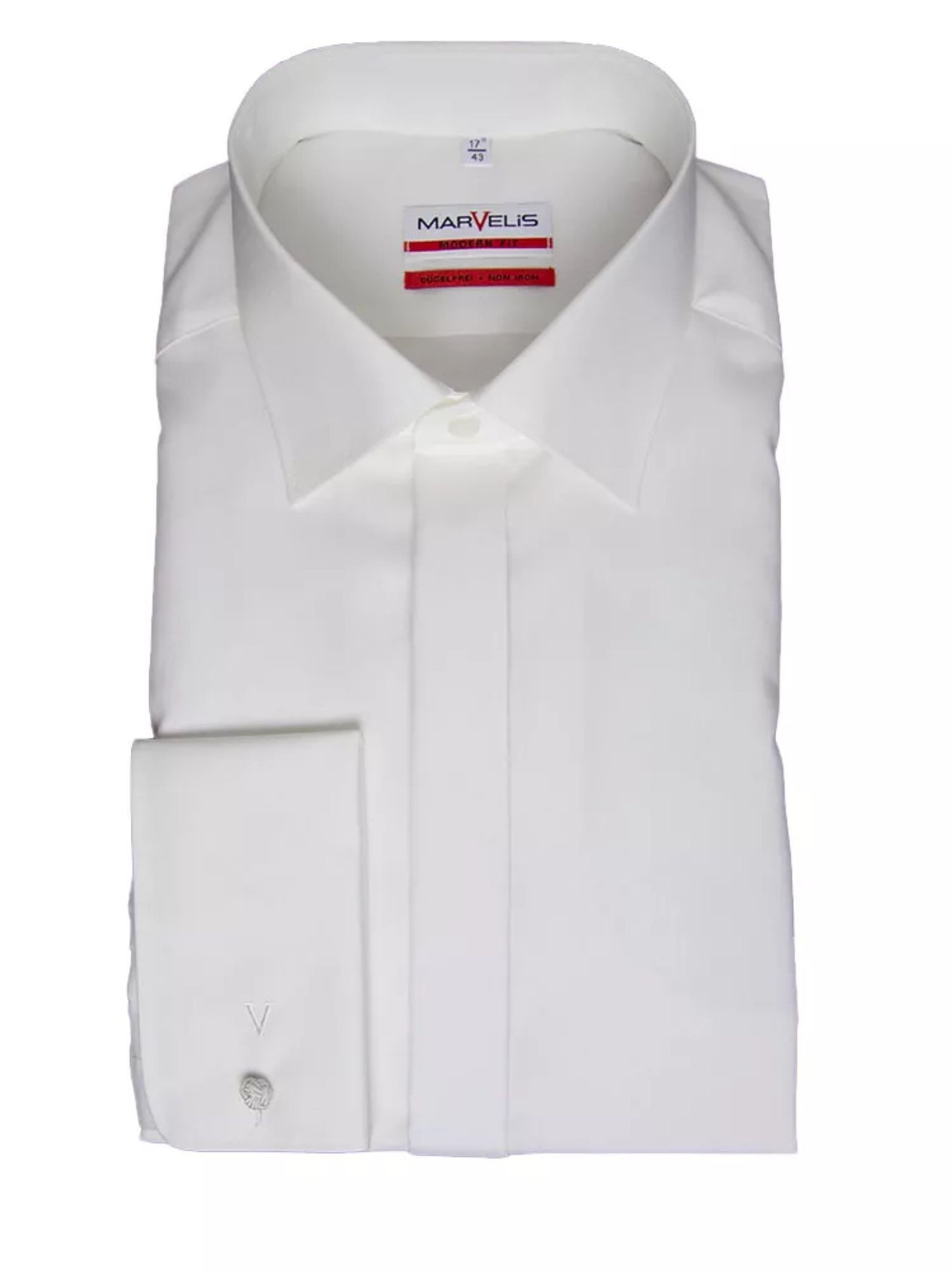 MARVELIS Langarmhemd Modern Fit modern FitKent