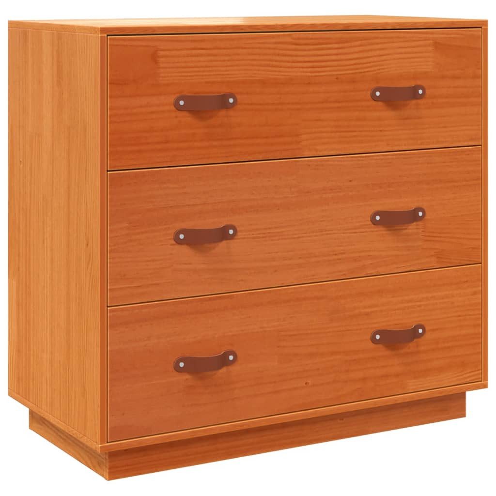 vidaXL Sideboard Sideboard Wachsbraun 80x40x75 cm günstig online kaufen