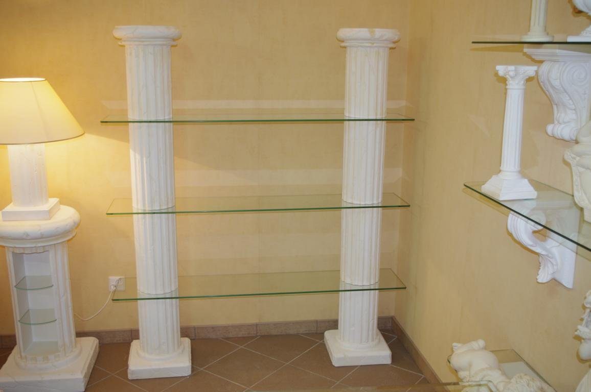 Antikes Wohndesign Mehrzweckregal Vitrine Sammler Verkaufsregal Glas Regal Säulenegal Verkauf Schuhregal