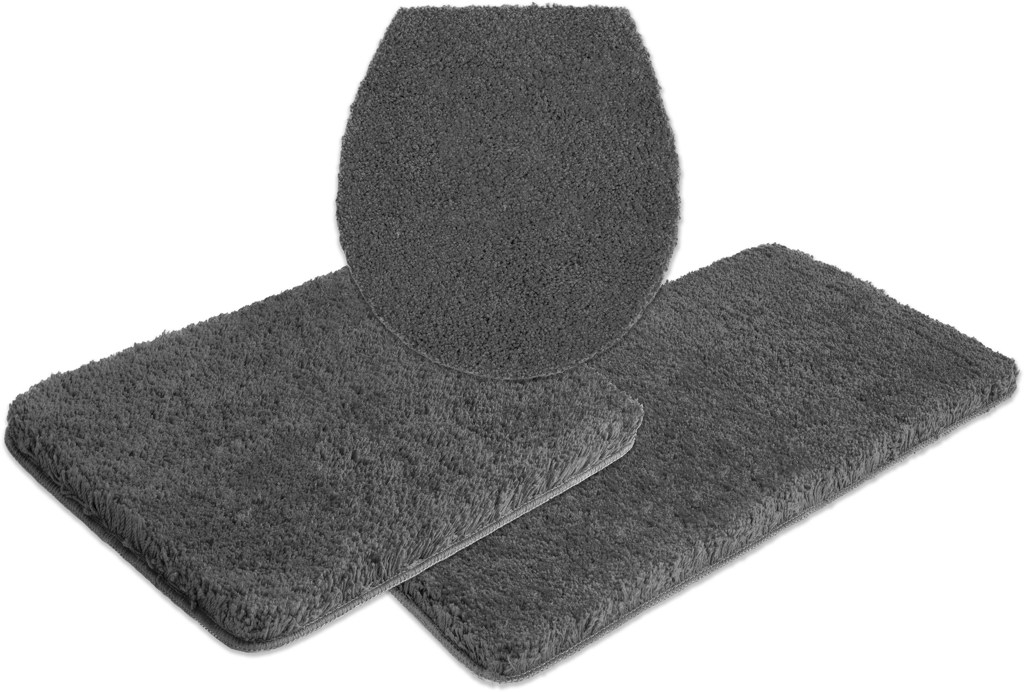 my home Badematte Sanremo, Badvorleger, Badezimmer Teppich, sehr weich, Höh günstig online kaufen