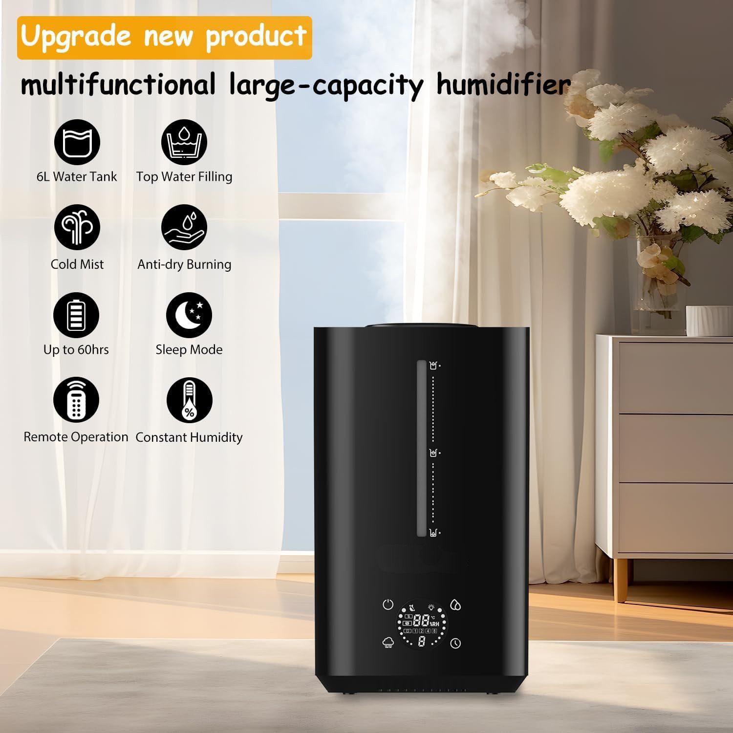 Toomoke Luftbefeuchter Aroma Diffuser Ruhig 30dB Luftbefeuchter,Raumbefeuch günstig online kaufen