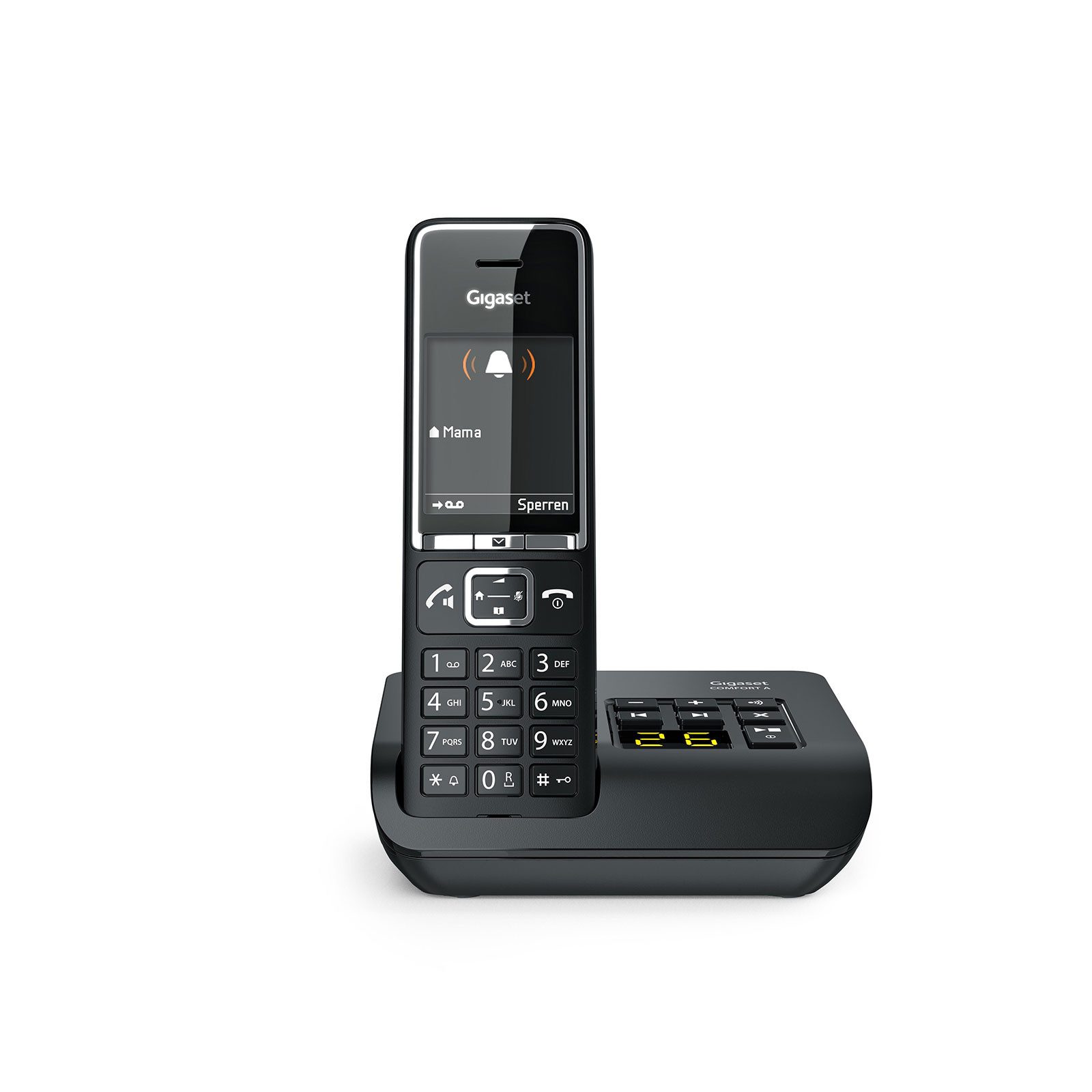 Gigaset COMFORT 550A schwarz Festnetztelefon (Mobilteile: 1, Anrufbeantworter, Freisprechen) – Bild 2 von 3