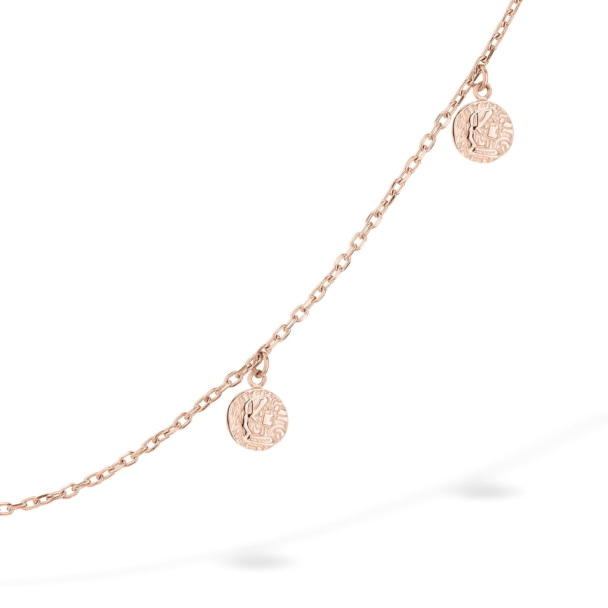 Tamaris Edelstahlkette Edelstahl rosa...