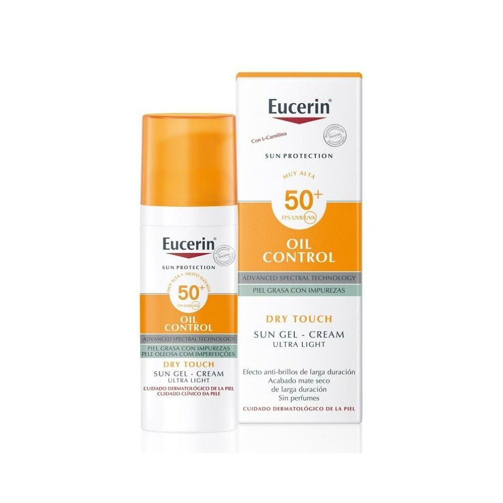 Eucerin Sonnenschutzpflege Sun Creme Öl Kontrolle Dry Touch Fps50 50ml