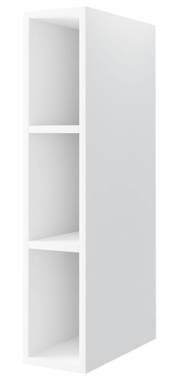 Feldmann-Wohnen Hängeregal, 15cm Farbe wählbar mit 3 Ablageböden weiß