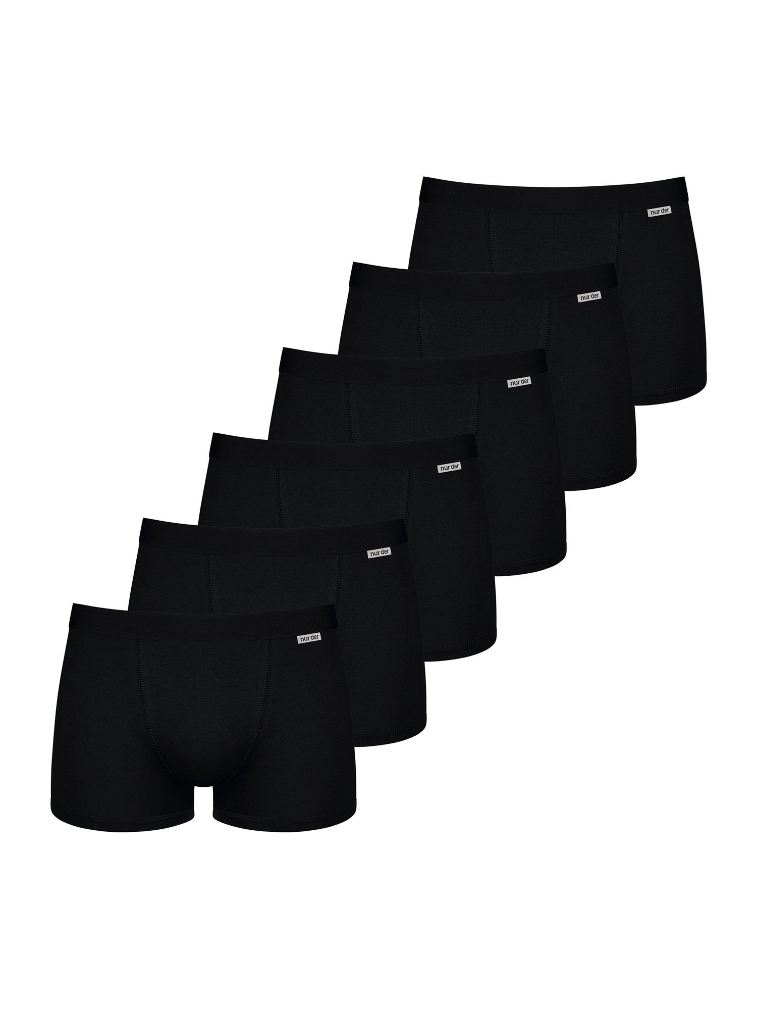 Nur Der Retro Pants Boxer Cotton Stretch (6-St) schwarz