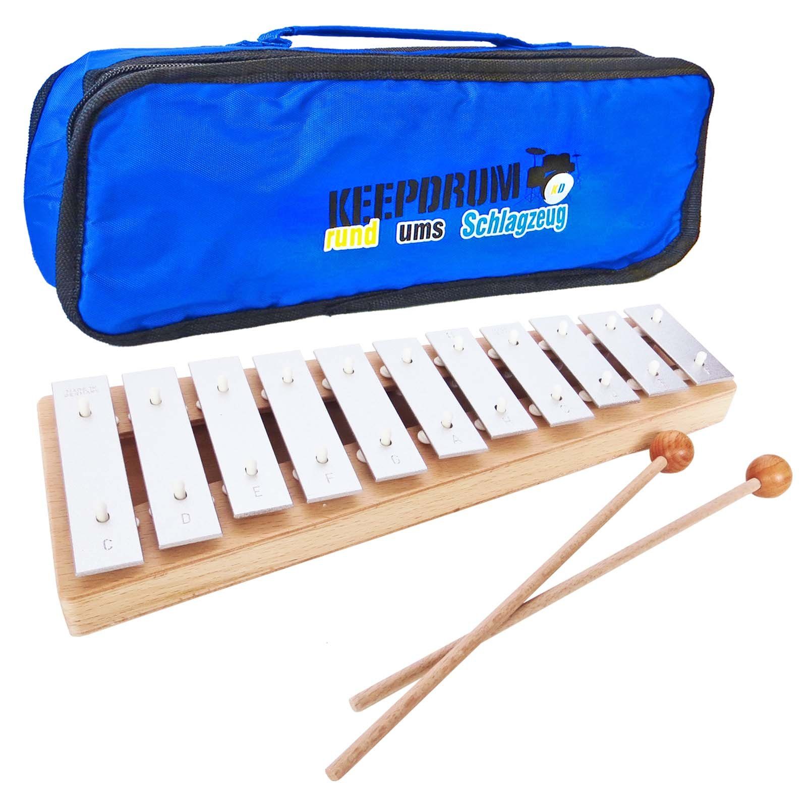 SONOR Glockenspiel GP Kinder Sopran mit Tasche Blau