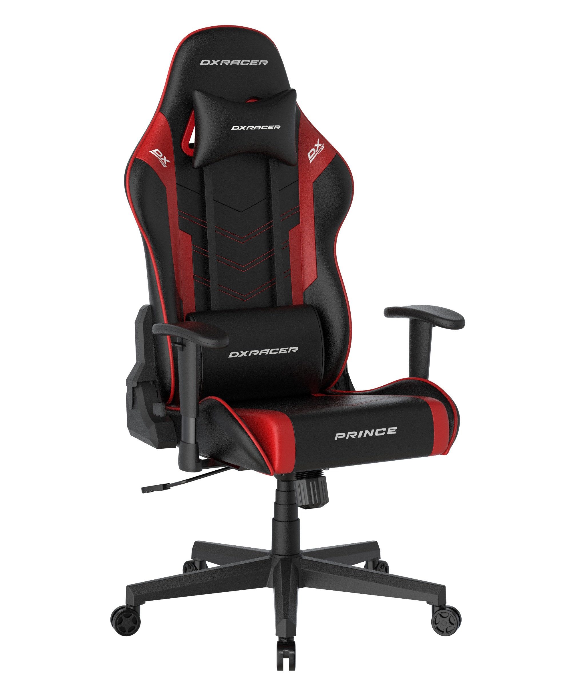 DXRacer Gaming-Stuhl Prince Gaming Chair Regular L, PVC, schwarz rot günstig online kaufen