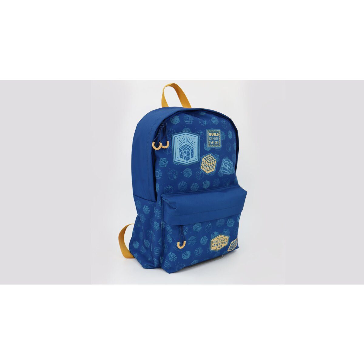 Minecraft Kinderrucksack Adventure Club 38 CM - High-End Schulranzen Freizeittasche Blau