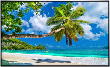 Papermoon Infrarotheizung Seychellen Palm Beach, sehr angenehme Strahlungswärme