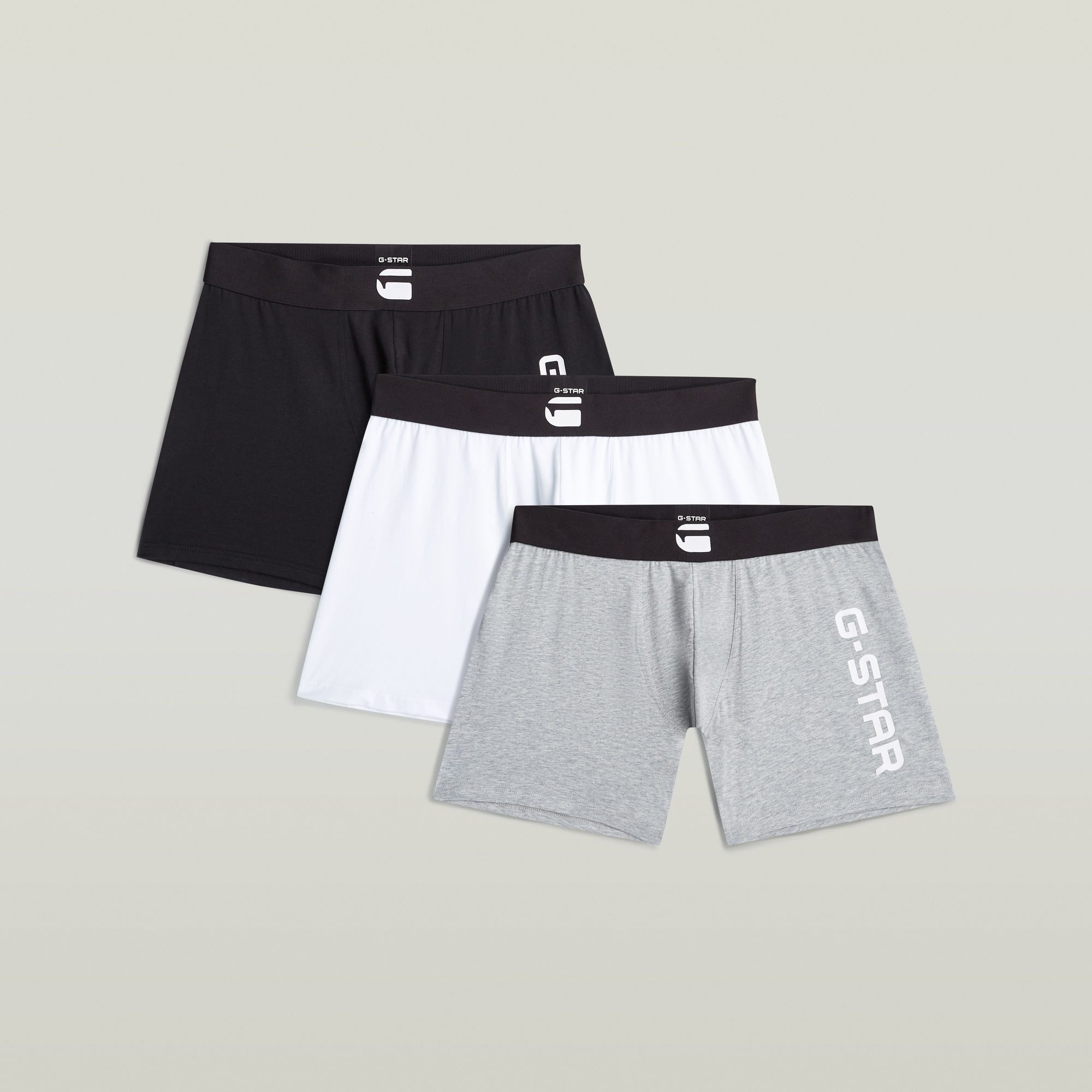 G-STAR Boxershorts MACE, 3 PACK TRUNKS (Packung, 3-St) mit Logobund