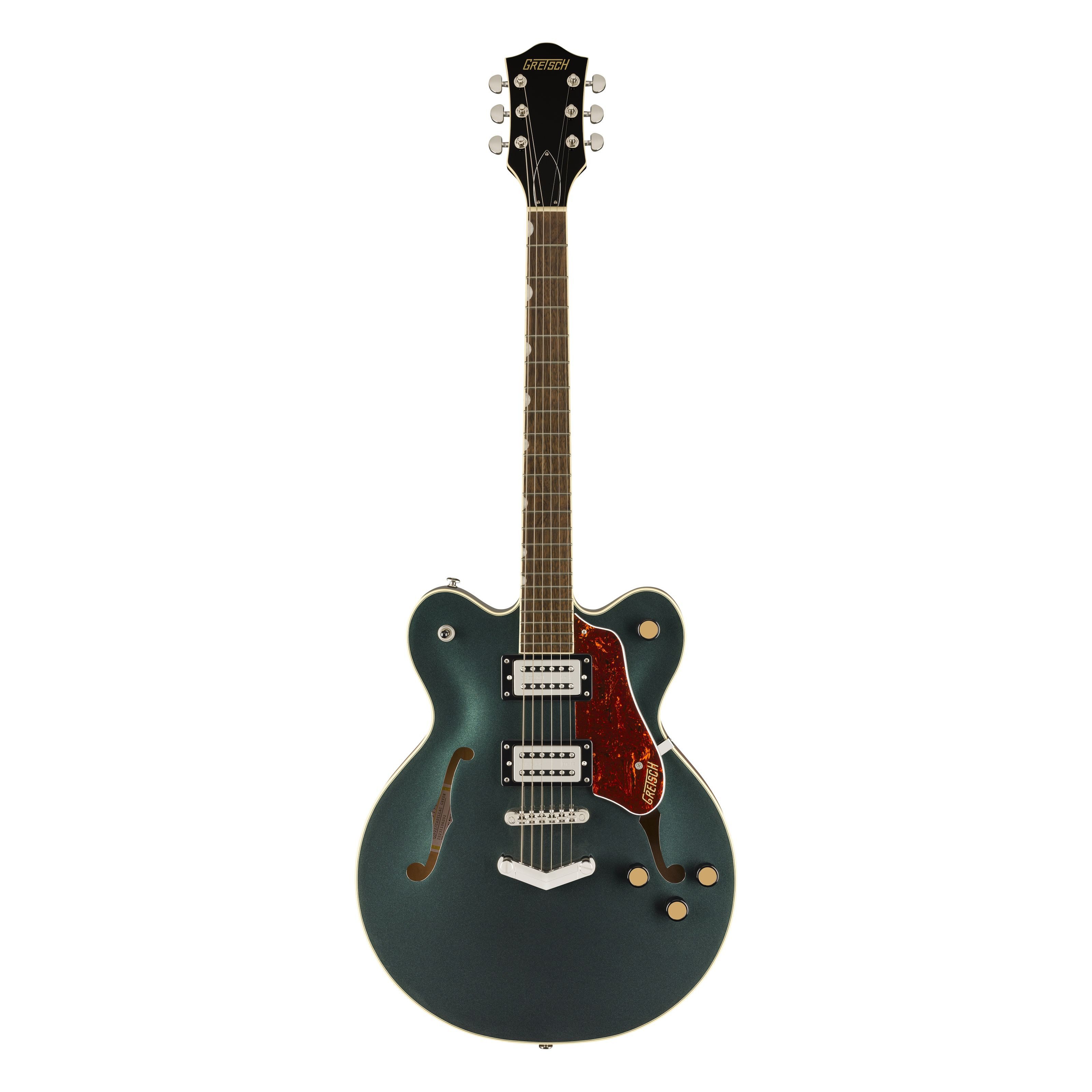 Gretsch Halbakustik-Gitarre, Halb-Akustik Gitarren, Hollow-Body Modelle, G2622 Streamliner Center Block Double-Cut V-Stoptail Cadillac Green