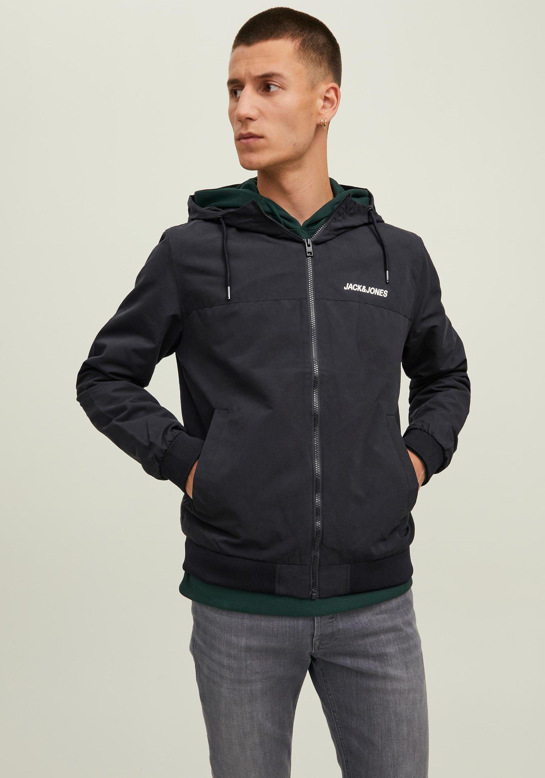 Jack & Jones Windbreaker RUSH BLOCKING HOOD BOMBER