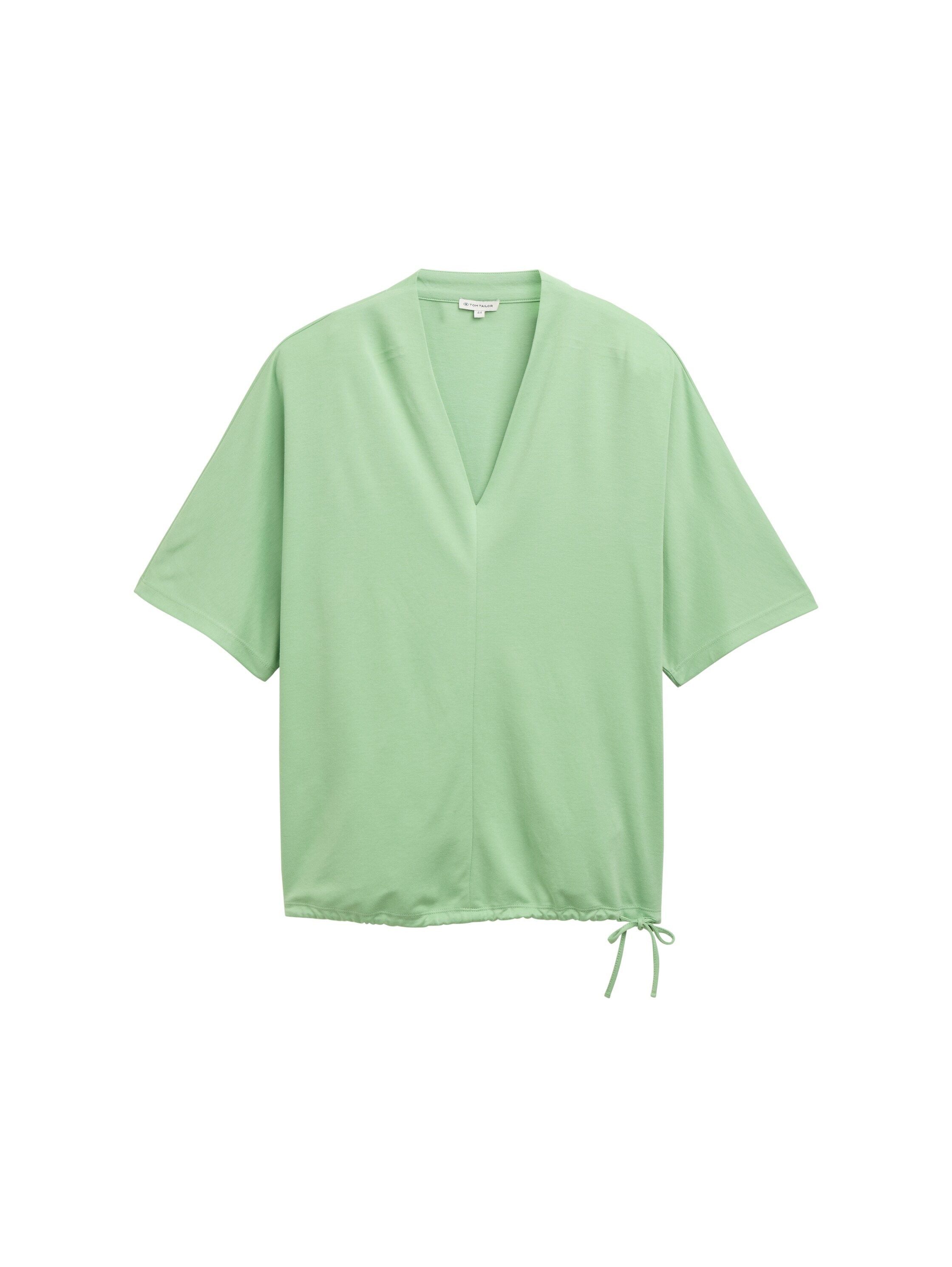 TOM TAILOR T-Shirt Plus Size - T-Shirt mit V-Ausschnitt günstig online kaufen