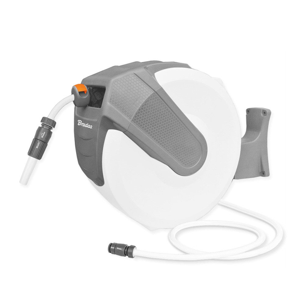 Bradas Schlauchtrommel Automatischer Schlauchaufroller-Set 1/2" 35m Bradas WHITE LINE