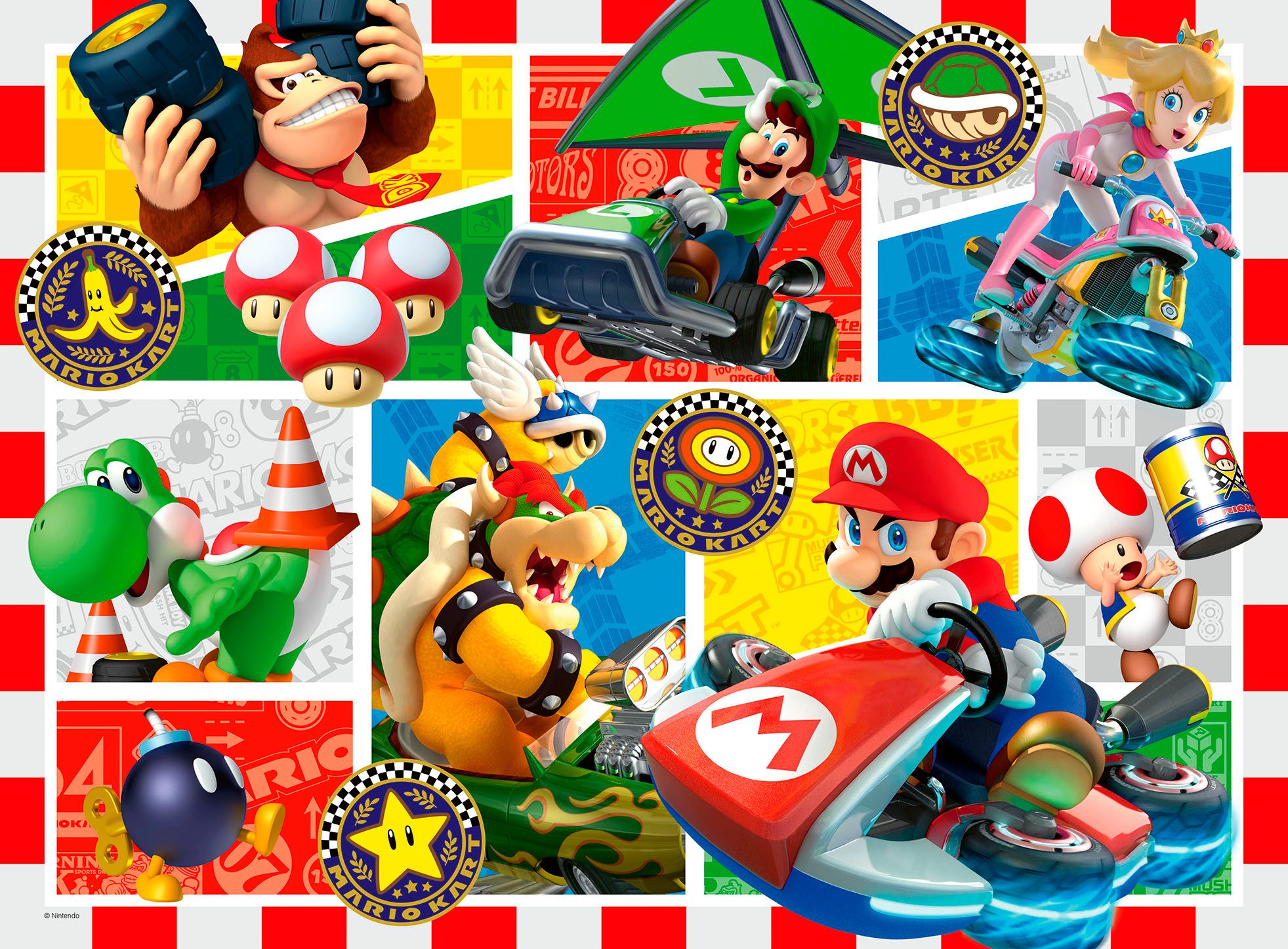 Ravensburger Puzzle Spaß mit Mario Kart, 150 Puzzleteile, XXL, Made in Germ günstig online kaufen