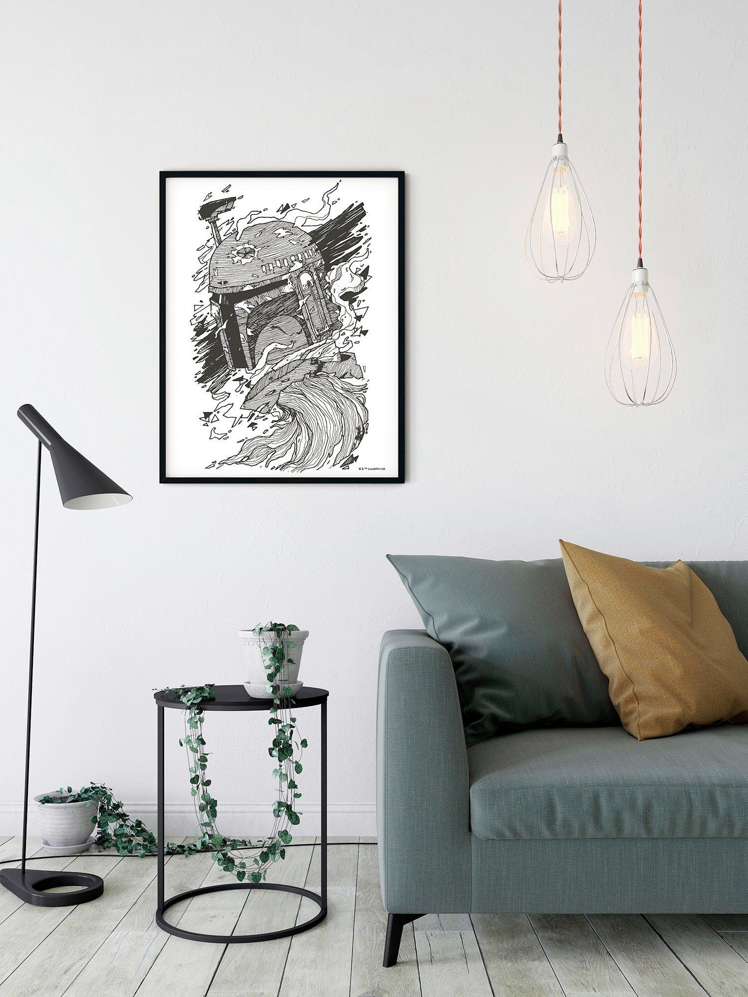 Komar Wandbild »Star Wars Boba Fett Drawing«-HomeTrends