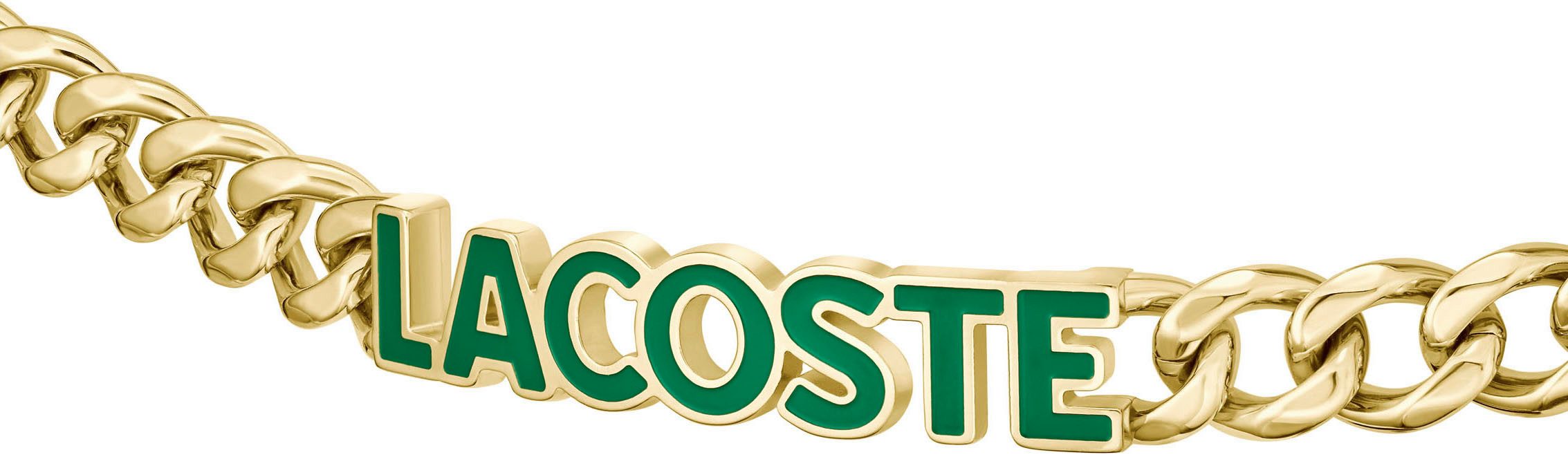 Lacoste Panzerarmband SCRIPT, teilweise mit Emaille