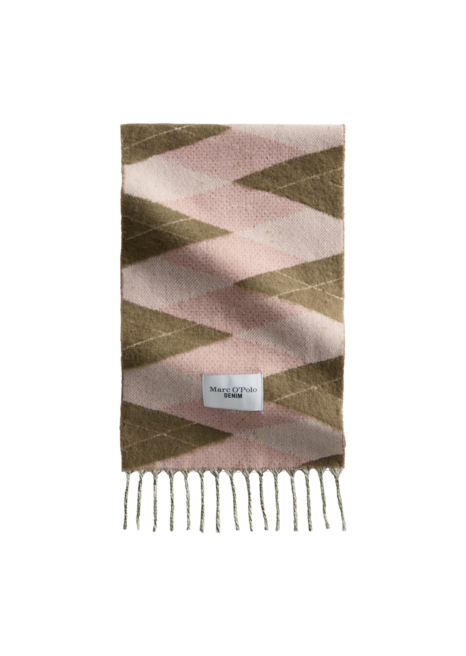 Marc O'Polo DENIM Wollschal mit Argyle-Muster