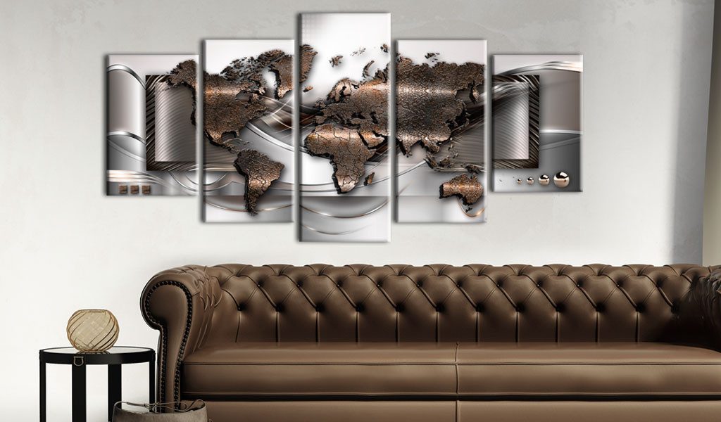 Artgeist Wandbild Pearl map