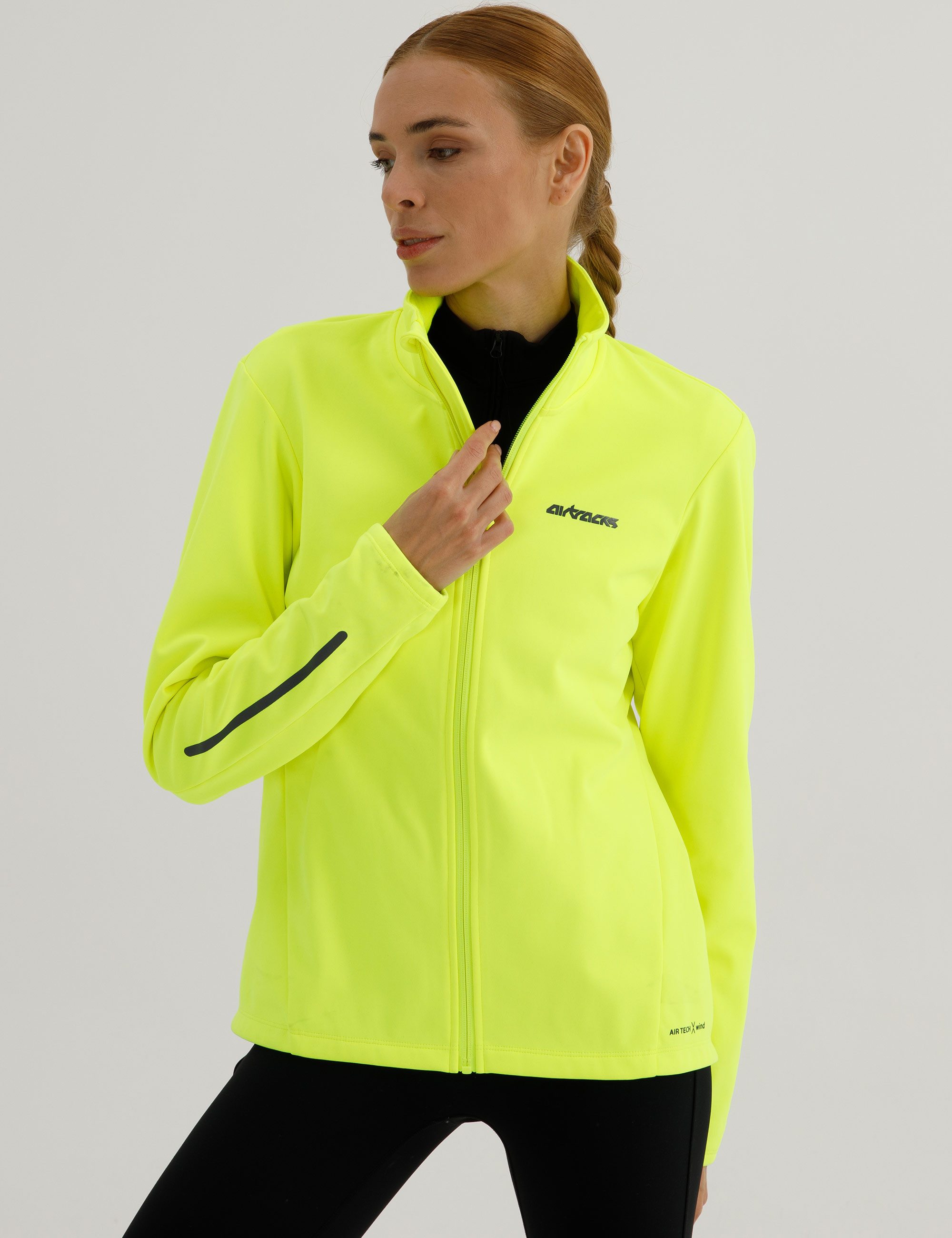 Airtracks Fahrradjacke Damen Winter Thermo Softshell Fahrradjacke Aktive Comfort Line (Softshell - Wind und Wasserdicht, Funktions Jacke) für die kalte Jahresze – Bild 2 von 5