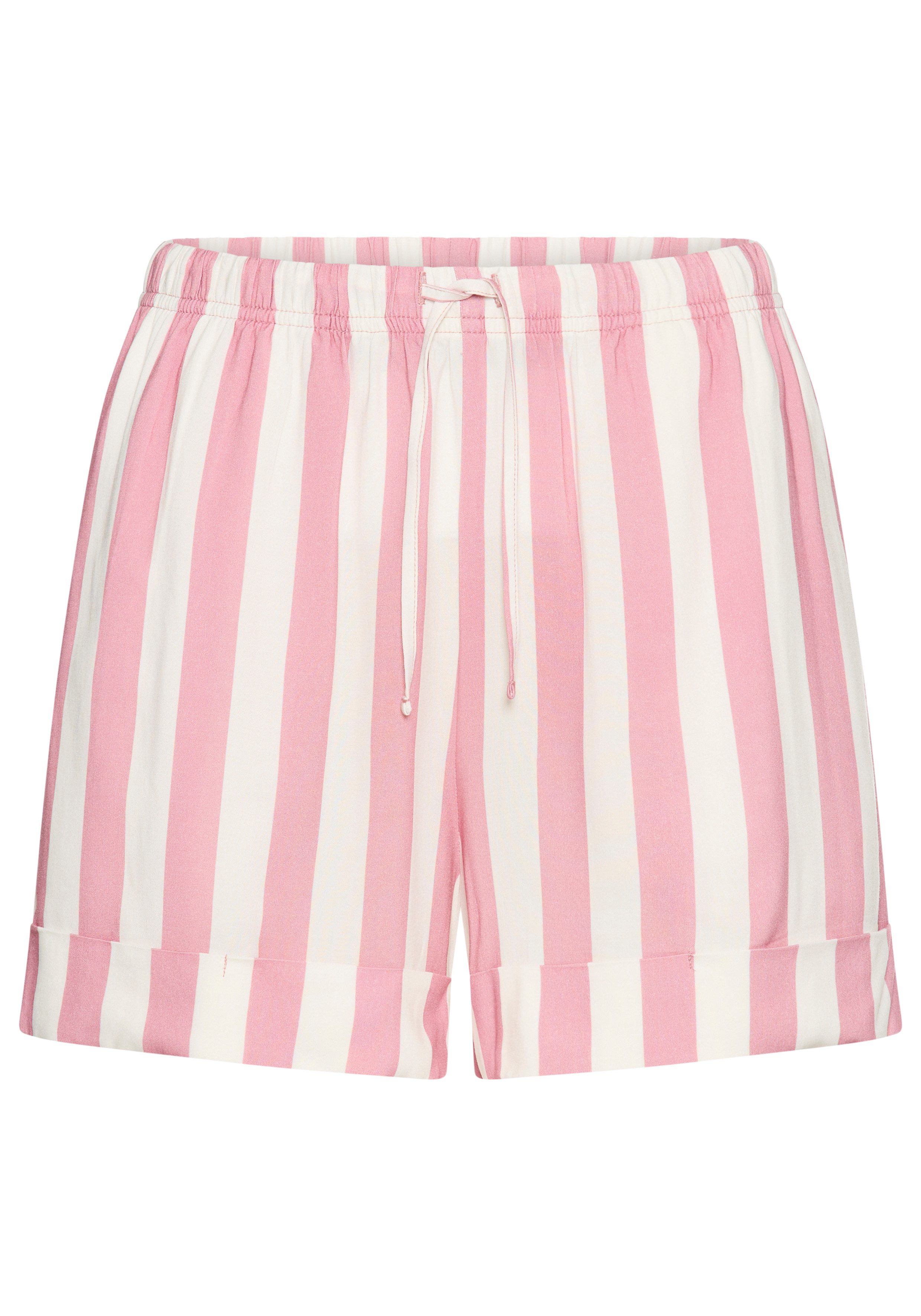 s.Oliver Schlafshorts (1-teilig) mit breitem Aufschlag am Saum