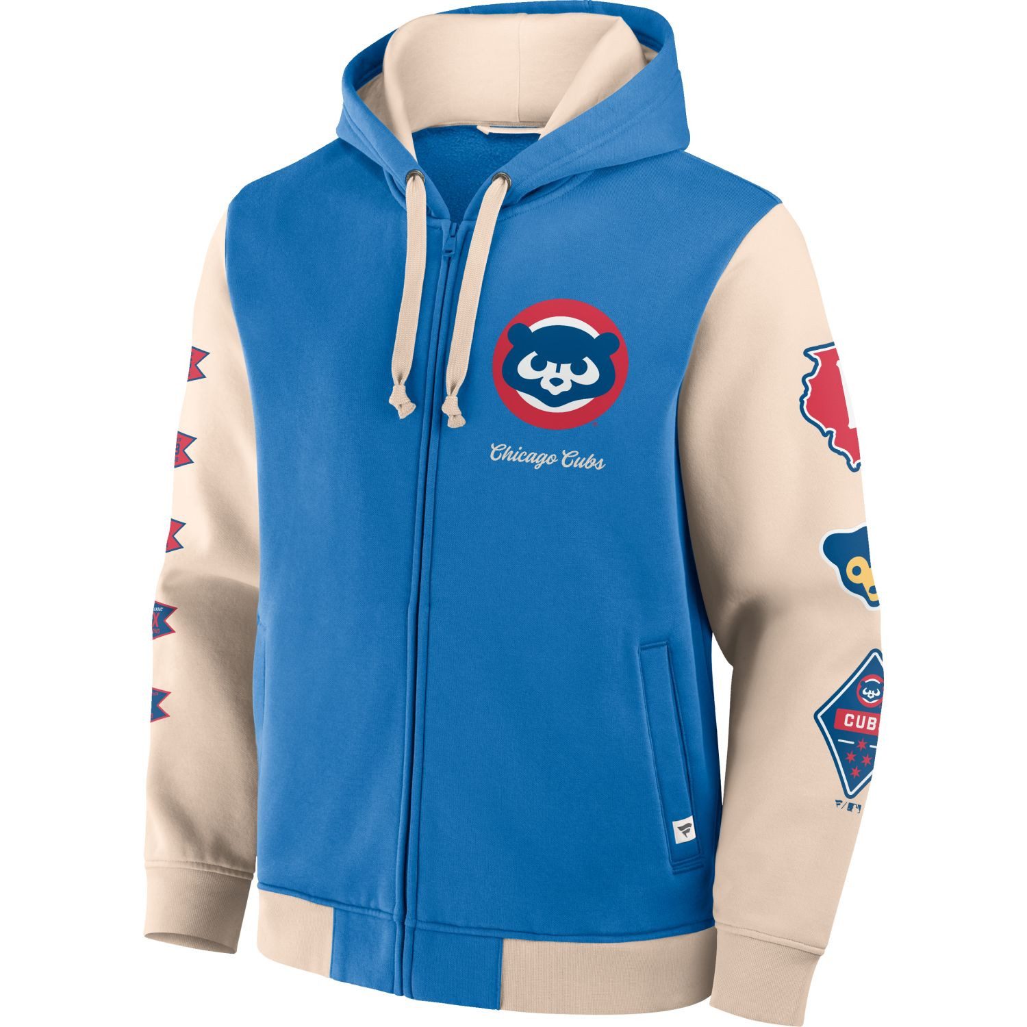 Fanatics Kapuzenpullover Chicago Cubs MLB Retro Prints