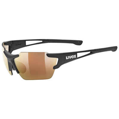 Uvex Sportbrille, uvex Unisex – Erwachsene, sportstyle 803 race CV V small Sportbrille, kontrastverstärkend, selbsttönend, schmale Passform