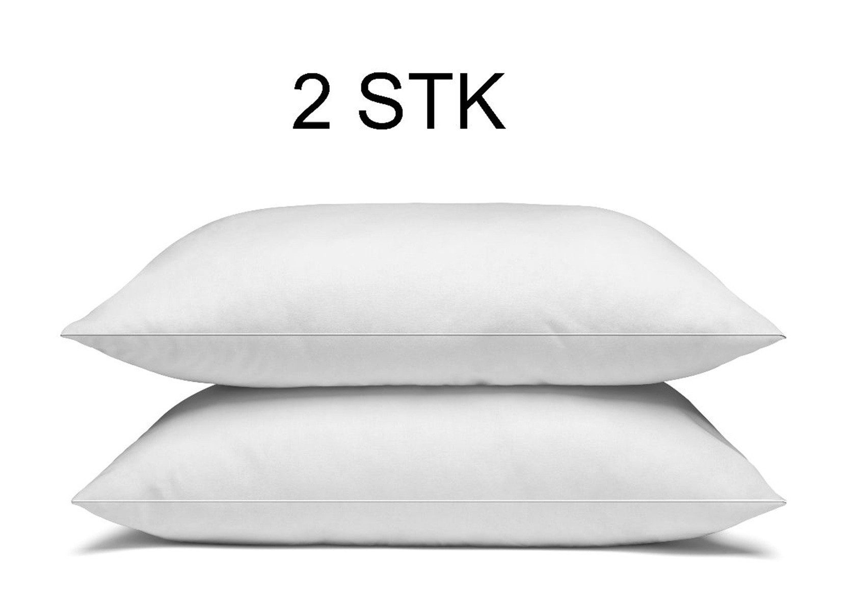 Cheffinger Microfaserkissen 2er Set Kopfkissen 60x70 cm - Mikrofaser, ca. 800g, formstabil, atmungsaktiv, feuchtigkeitsregulierend – Bild 4 von 5
