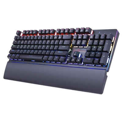 Thermaltake Gaming-Tastatur (Ttesports Challenger Edge Pro Gaming Keyboard Tastatur RGB Hintergrundbeleuchtung)