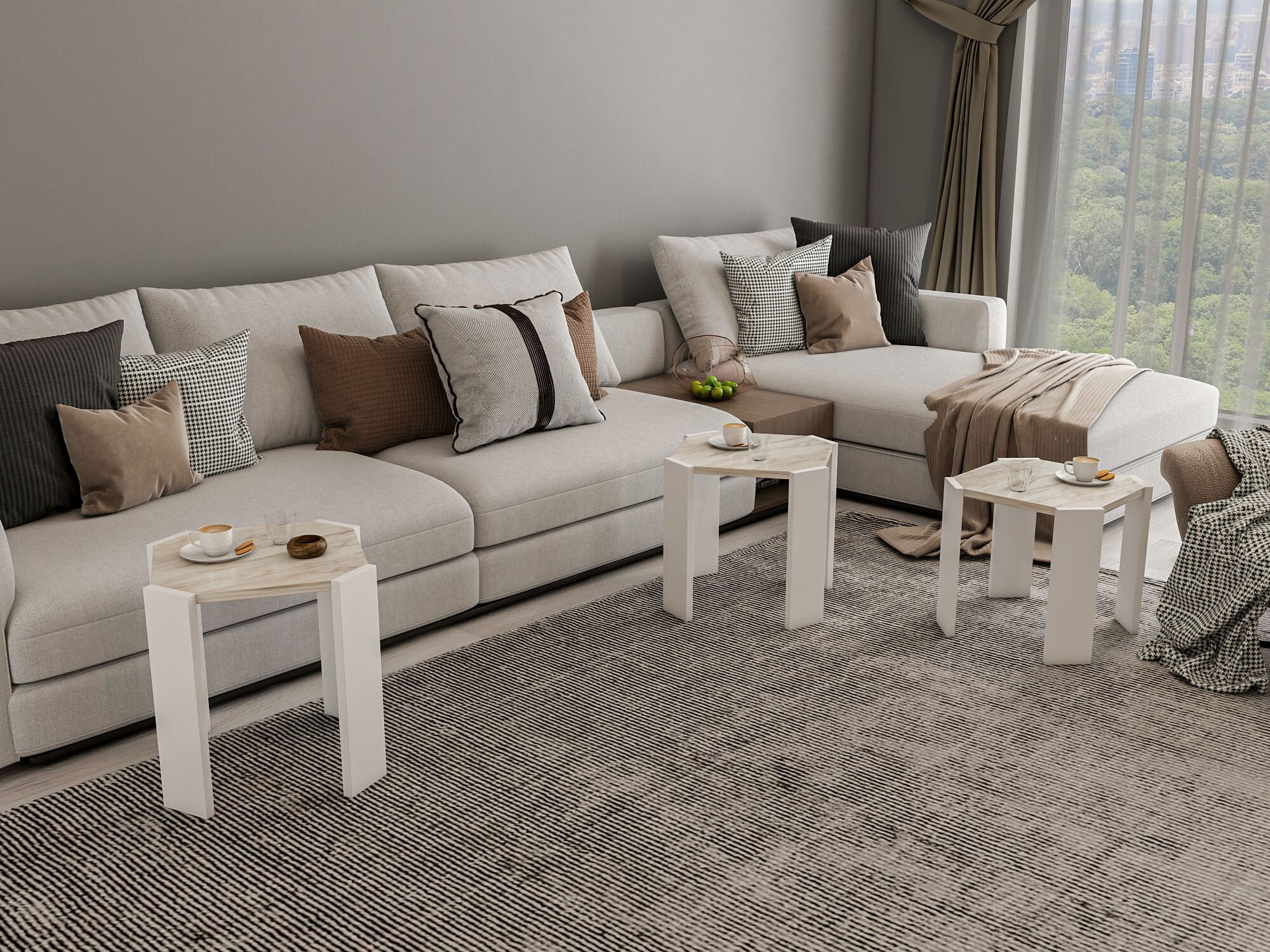 Decorotika Couchtisch Beistelltisch Lori günstig online kaufen