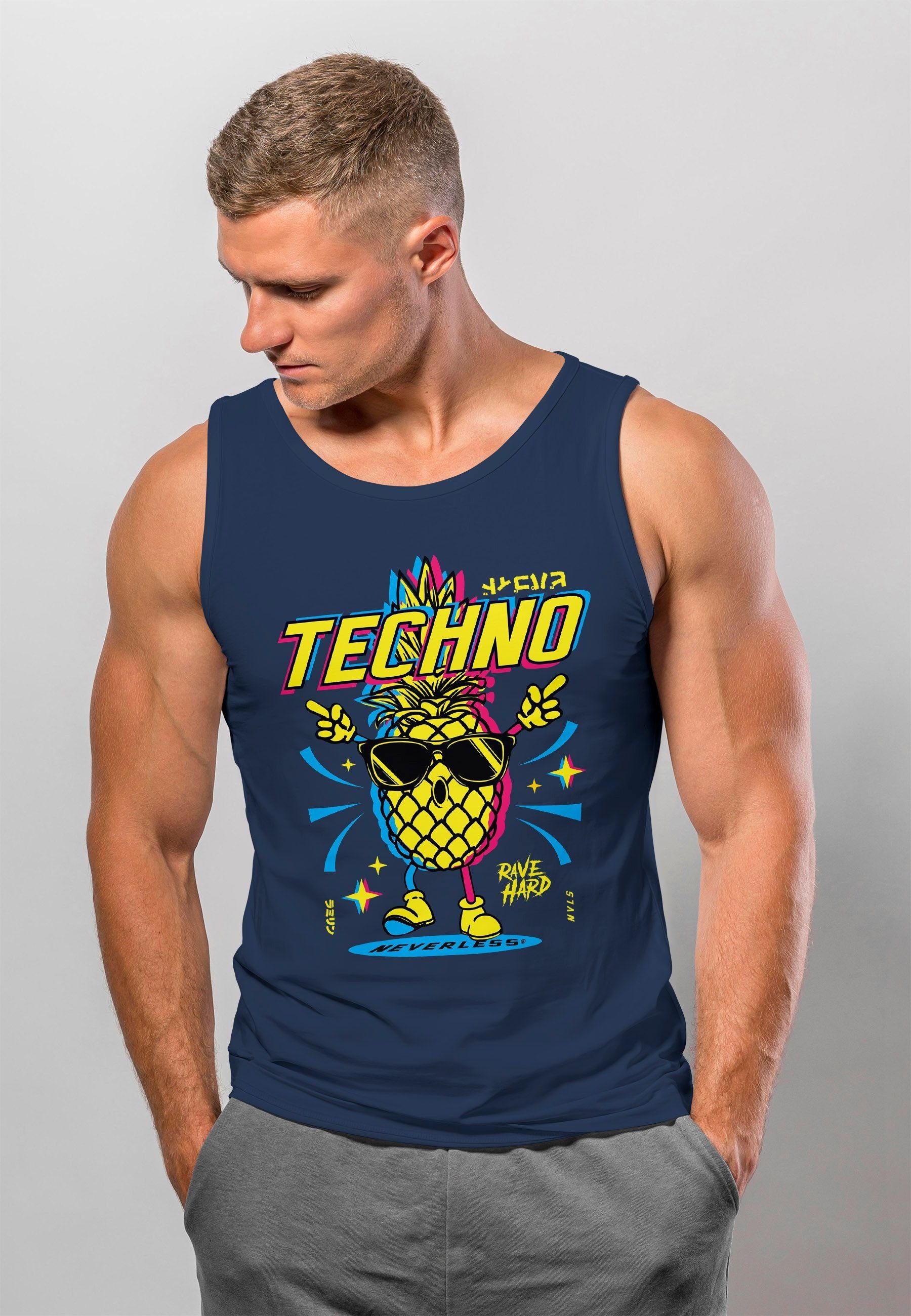 Neverless Tanktop Herren Tank-Top Techno Tanzen günstig online kaufen