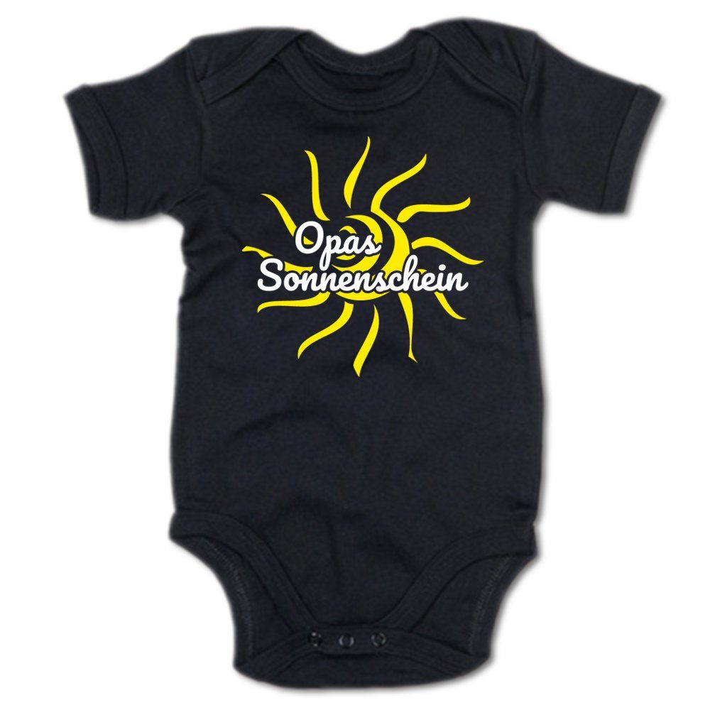 G-graphics Kurzarmbody Opas Sonnenschein Baby Body mit Spruch / Motiv / Aufdruck • für/von Oma & Opa