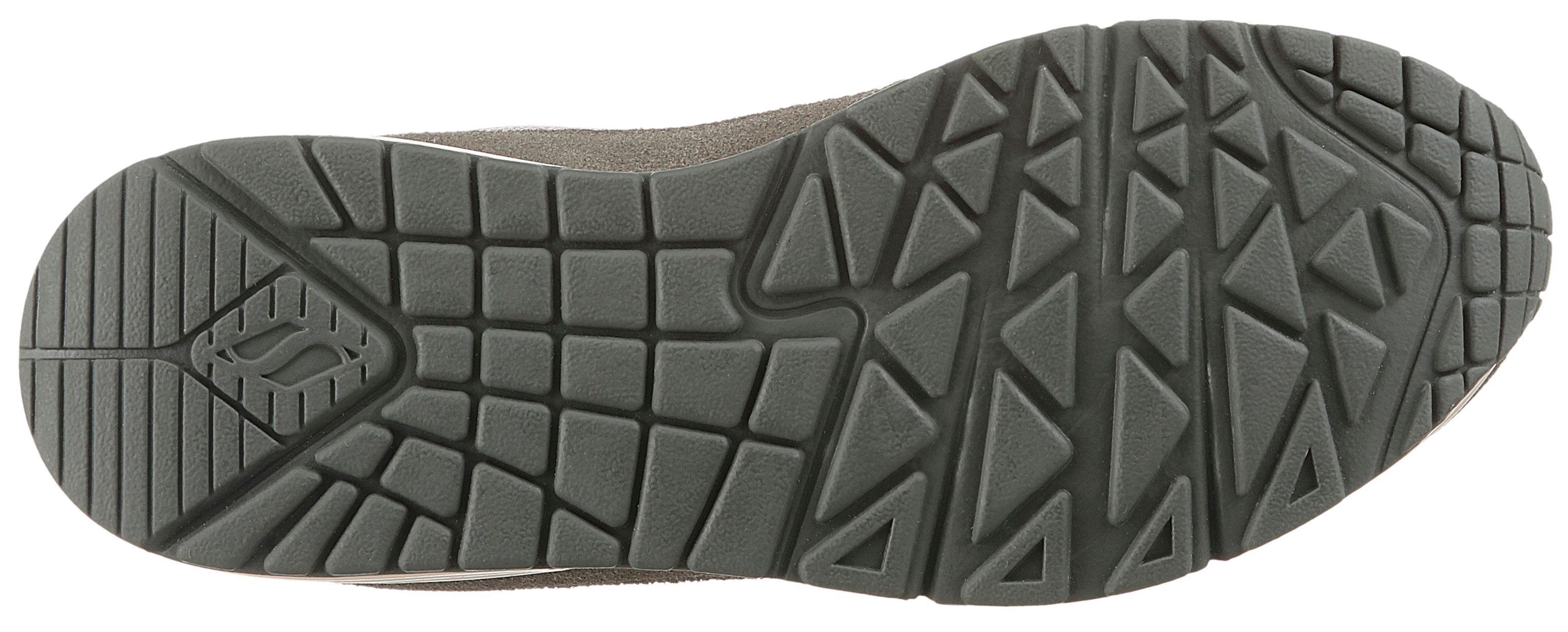 Skechers UNO-STACRE SHINE Keilsneaker High Top Sneaker, Schnürboots mit Luftkammern Sohle