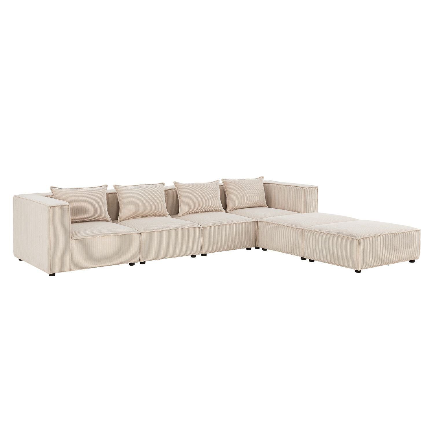 Juskys Wohnlandschaft Domas, 6 Teile, XXL, günstig online kaufen