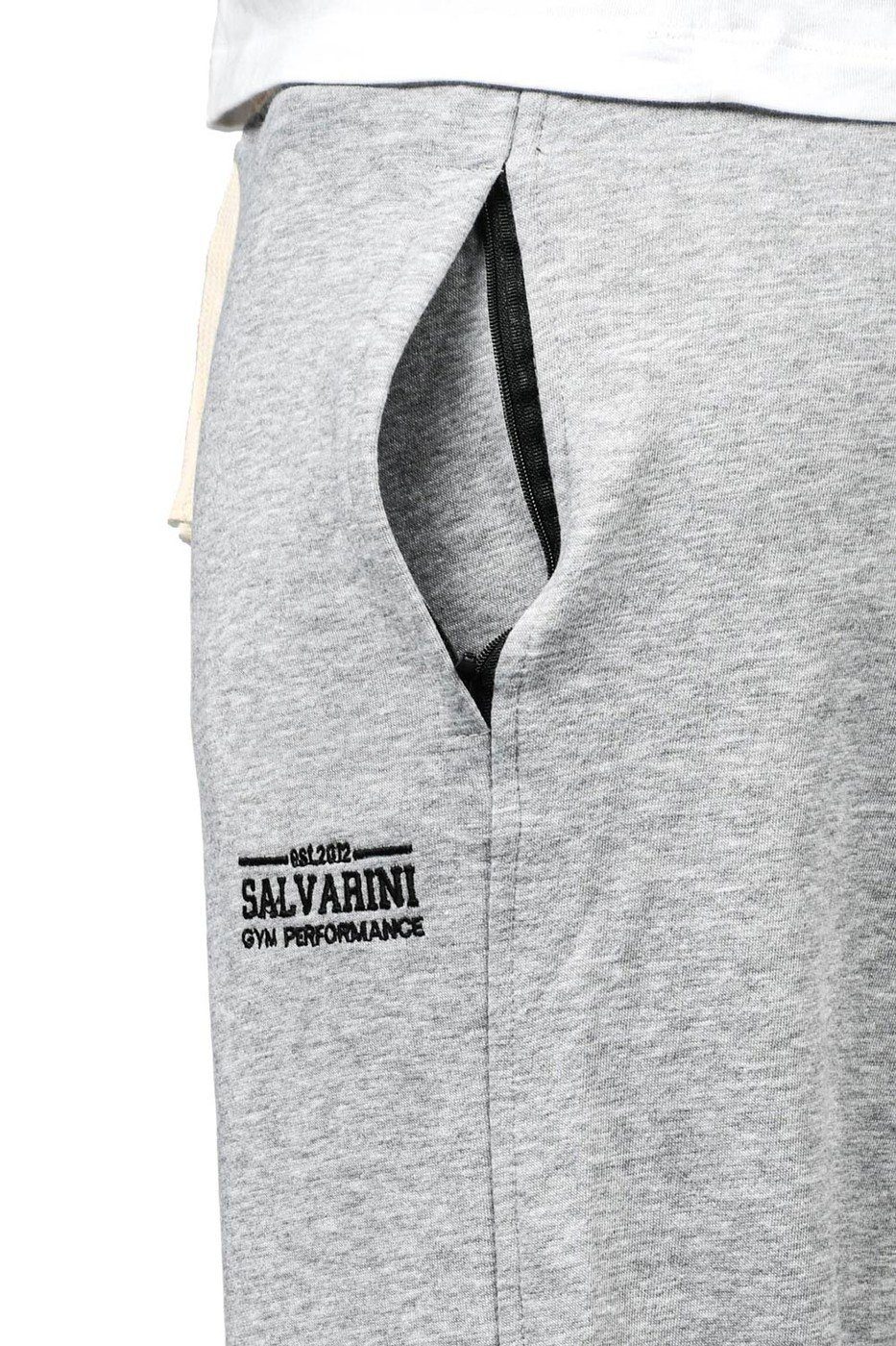 Alessandro Salvarini Jogginghose Alessandro Salvarini Herren Jogging Sport Hose Fitness Jogger Jogginghose mit Reißverschlusstaschen