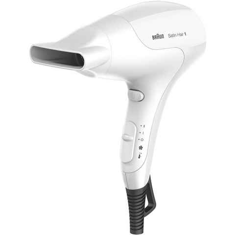 Braun Haartrockner Braun Satin Hair 1 Power Perfection, 1800 W, Kompakt und ergonomisch