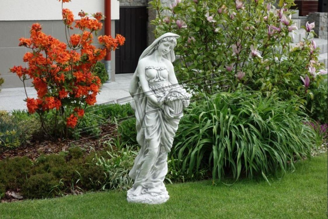 JVmoebel Dekoration Statue Designer Skulptur S101165 Skulpturen Garten Frau Figur