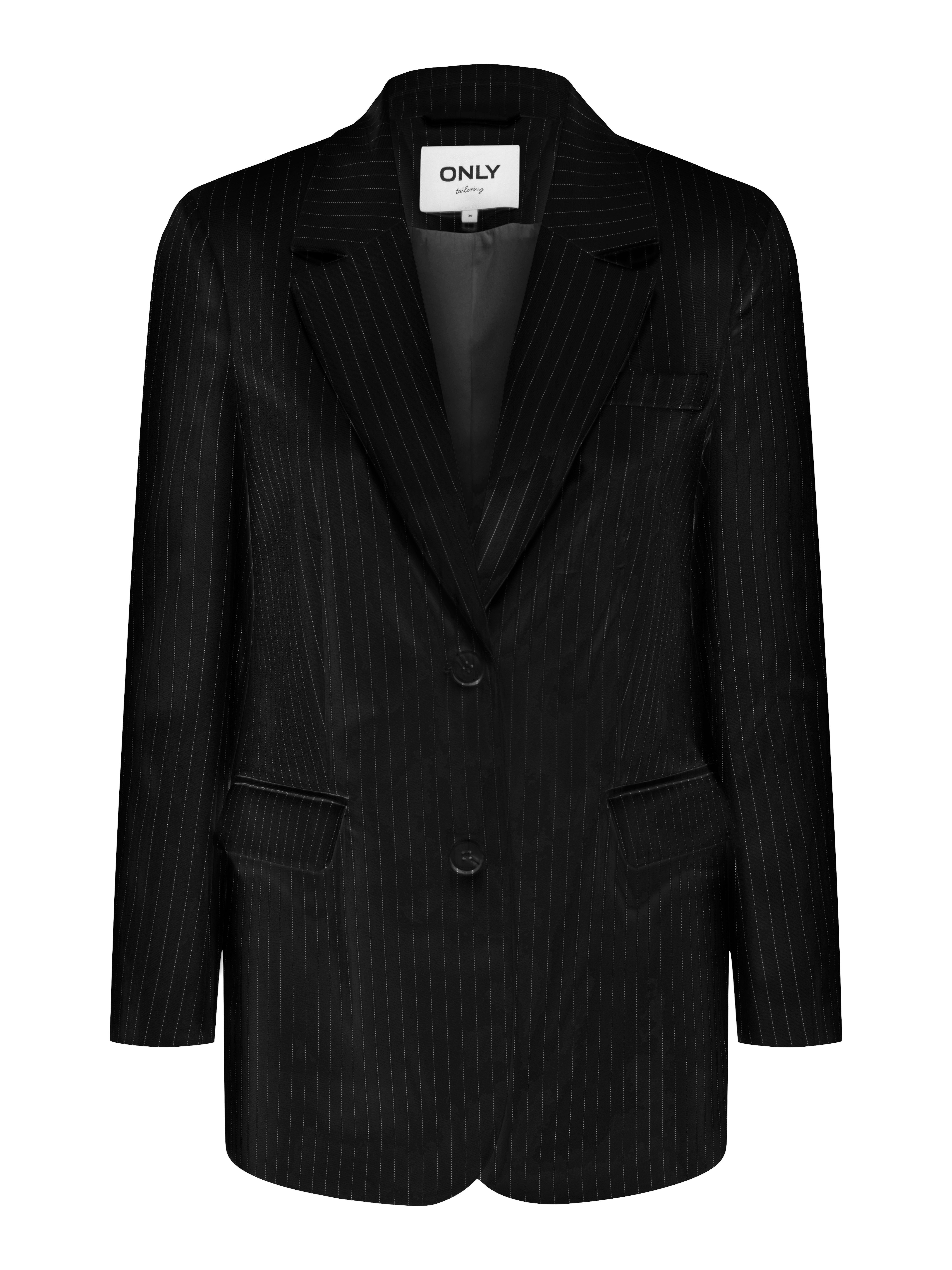 Longblazer ONLREINA L/S PINSTRIPE BLAZER TLR NOOS