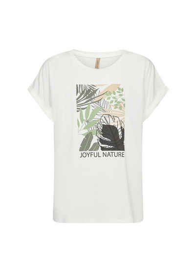 soyaconcept Kurzarmshirt SC-MARICA FP 281 T-Shirt mit floralem Frontprint