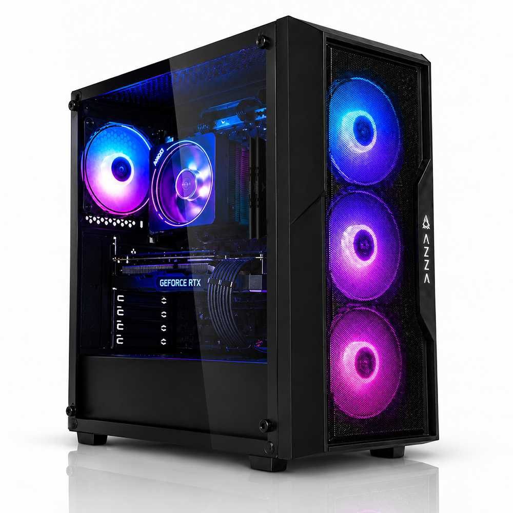 Megaport AMD Ryzen 7 5700X • GeForce RTX 5060 8GB • 16GB DDR4 • 1TB M.2 SSD • Gaming-PC (AMD Ryzen 7 5700X, NVIDIA GeForce RTX 5060 8GB, 16 GB RAM, 1000 GB SSD, Luftkühlung, Windows 11)
