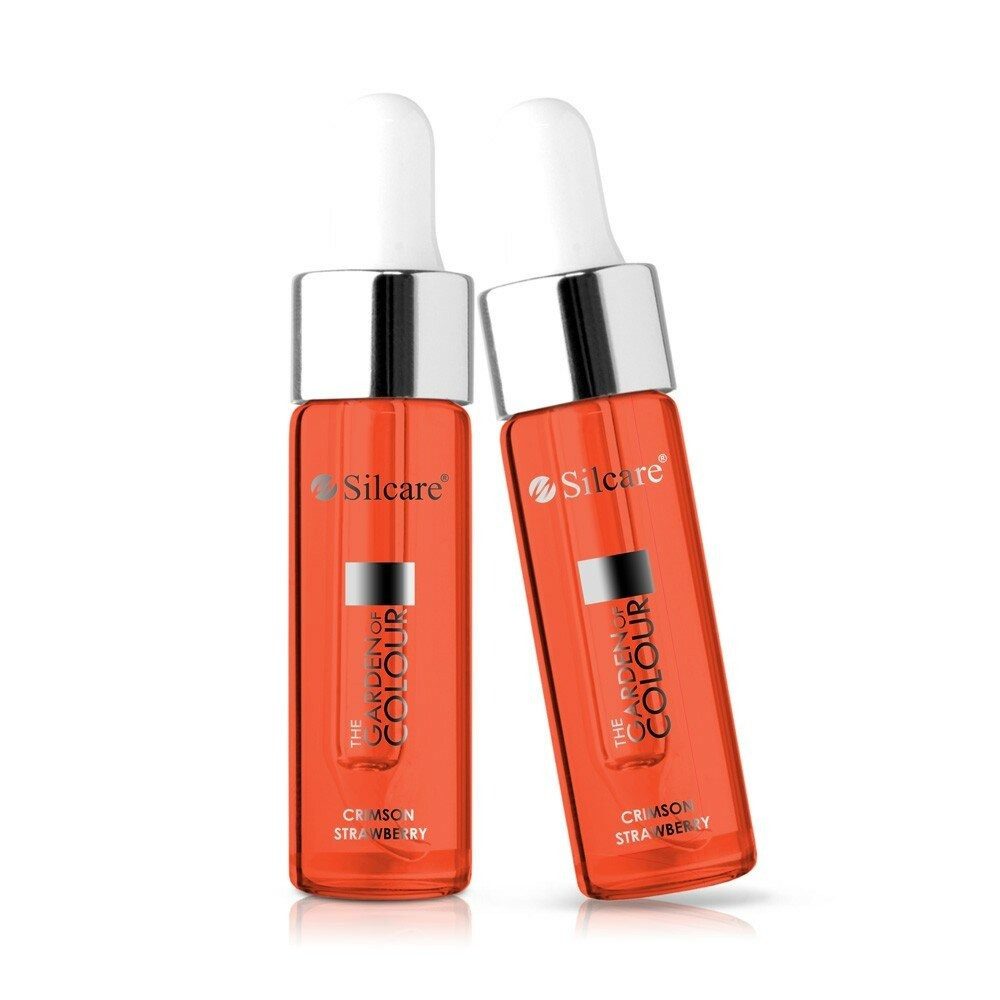 Silcare Nagelpflegeöl Silcare Der Garten der Farbe Nagelöl Crimson Strawberry